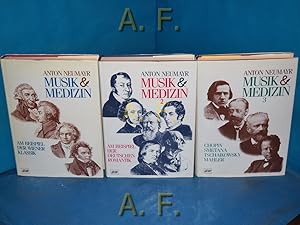 Bild des Verkufers fr Musik und Medizin in 3 Bnden : Band 1: Beispiel der Wiener Klassik. Band 2: Am Beispiel der deutshen Romantik. Band 3: Chopin, Smetana, Tschaikowsky, Mahler. zum Verkauf von Antiquarische Fundgrube e.U.