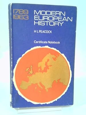 Imagen del vendedor de Modern European History, 1789-1963 (Certificate Notebooks) a la venta por World of Rare Books