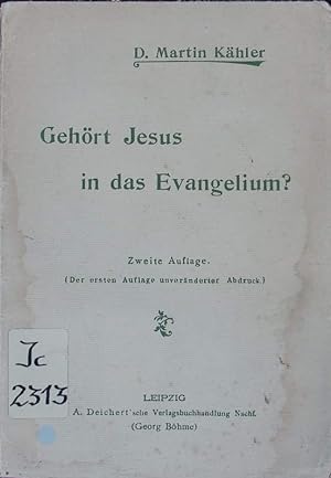 Immagine del venditore per Gehrt Jesus in das Evangelium? venduto da Antiquariat Bookfarm