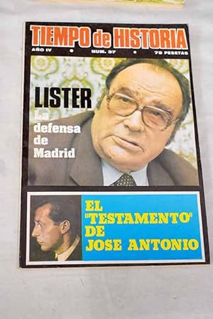 Imagen del vendedor de TIEMPO DE HISTORIA. AO IV, N.37:: ?Caudillo?, de Basilio Martn Patino: Franco, desde nuestra frustracin; "Gaiak"; Quin dijo que el marxismo era un dogma?; El siglo XVIII y la religin; El agrarismo gallego; Nuestra reciente histrica econmica; El movimiento obrero hasta la Guerra Civil; Espaa, 1931-1939: Un testigo de la historia; Espaa 1947; Una de las Siete Maravillas del mundo: La construccin de la Gran Pirmide; Los antecedentes del eurocomunismo: El partido del proletariado, segn Marx y Engels; Juan Marinello, intelectual revolucionario; La gran aventura cientfica de Santiago Ramn y Cajal; Tras las elecciones de noviembre: El estallido revolucionario de diciembre de 1933; Los exiliados en Mxico; Veracruz, 1939: Llegan los espaoles; Lster: La defensa de Madrid; Crcel de a la venta por Alcan Libros