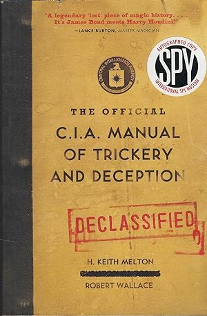 Imagen del vendedor de The Official C.I.A. Manual Of Trickery And Deception a la venta por DRBOOKS
