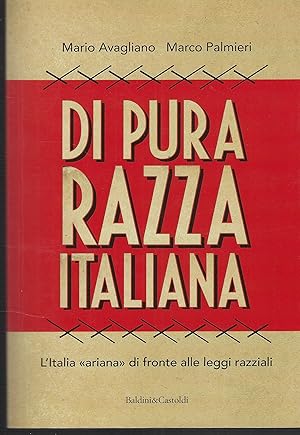 Imagen del vendedor de Di Pura Razza Italiana : L''italia Ariana Di Fronte Alle Leggi Razziali' a la venta por DRBOOKS