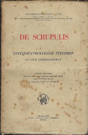 Seller image for De Scrupulis Psychopathologiae Specimen In Usum Confessariorum for sale by DRBOOKS