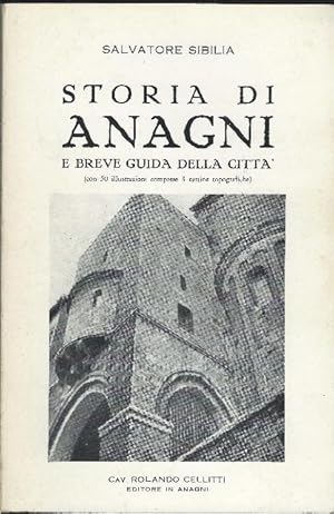 Imagen del vendedor de Storia Di Anagni E Breve Guida Della Citt a la venta por DRBOOKS