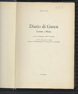 Seller image for Diario Di Gusen Lettere A Maria for sale by DRBOOKS