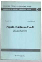 Imagen del vendedor de Popolo E Cultura A Fondi Saggio Di Folklore Su Una Comunit Del Basso Lazio a la venta por DRBOOKS