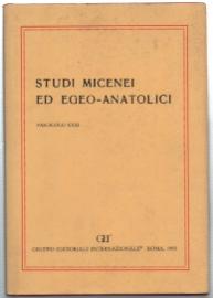 Seller image for Gruppi Micenei Ed Egeo-Anatolici. Fascicolo Xxxi for sale by DRBOOKS