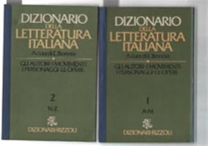 Imagen del vendedor de Dizionario Della Letteratura Italiana a la venta por DRBOOKS