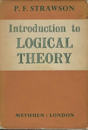 Image du vendeur pour Introduction To Logical Theory mis en vente par DRBOOKS