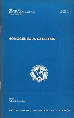 Image du vendeur pour Homogeneous Catalysis Volume 172 Article 13 Pages 479-569 mis en vente par Book Booth