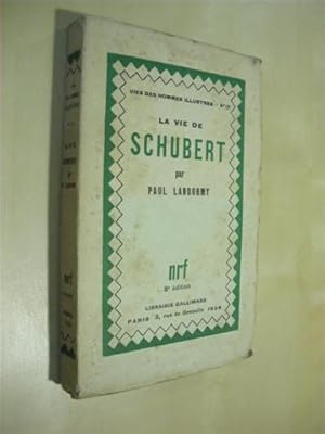 Imagen del vendedor de LA VIE DE SCHUBERT a la venta por LIBRERIA TORMOS