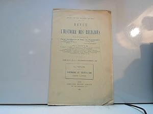 Bild des Verkufers fr Revue de l'histoire des religions tome XCVI n6 nov-dc 1927 zum Verkauf von JLG_livres anciens et modernes