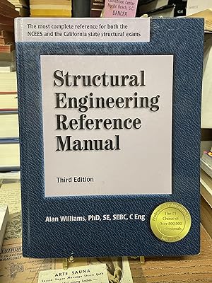 Bild des Verkufers fr Structural Engineering Reference Manual, Third Edition zum Verkauf von Chamblin Bookmine