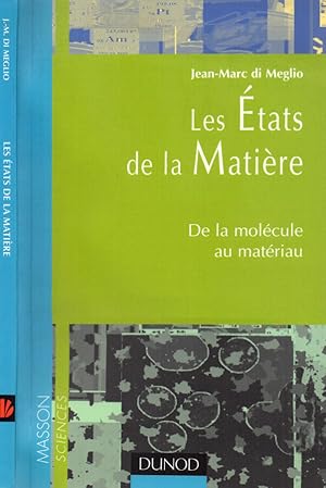 Bild des Verkufers fr Les Etats de la Matire De la molcule au matriaux zum Verkauf von Biblioteca di Babele