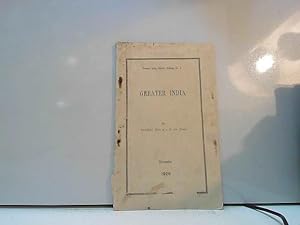 Bild des Verkufers fr greater India bulletin n1 nov 1926 zum Verkauf von JLG_livres anciens et modernes