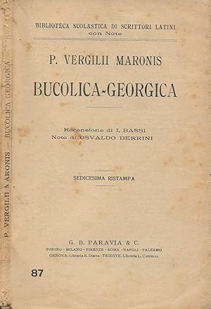 Bild des Verkufers fr Bucolica-Georgica zum Verkauf von Biblioteca di Babele