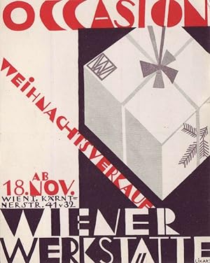 Weihnachtsverkauf Occasion. Ab 18. Nov. Wien I. Kärtner Str. 41 v 32.
