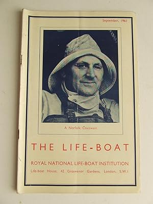 Bild des Verkufers fr The Life-Boat, [the journal of the Royal National Life-boat Institution]. no.397. September 1961 zum Verkauf von McLaren Books Ltd., ABA(associate), PBFA