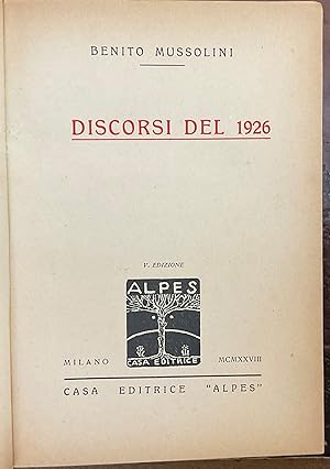 Discorsi del 1926