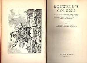 Boswell's Column Being His Seventy Contributions to the London Magazine