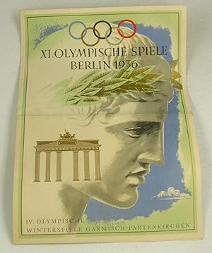 Schmucktelegramm XI. Olympische Spiele Berlin 1936 (C 187 LX 13),