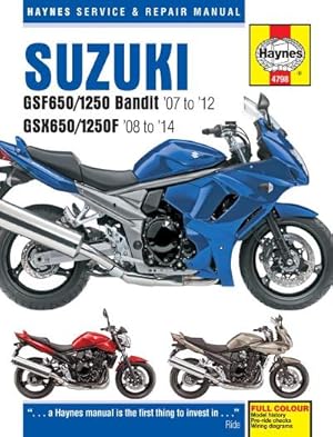 Immagine del venditore per Suzuki GSF650/1250 Bandit & GSX650/1250F (07-14) Haynes Repair Manual venduto da AHA-BUCH GmbH