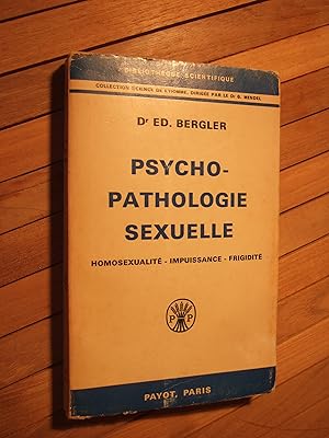 Seller image for Psycho-pathologie sexuelle for sale by Domifasol