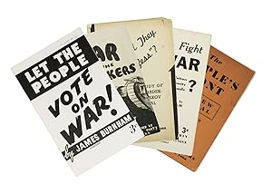 Five Early Pamphlets by James Burnham: (1) War and the Workers, (2) Why Did They "Confess"? A Stu...