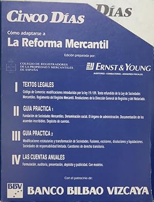 Imagen del vendedor de La reforma mercantil a la venta por Librera Alonso Quijano