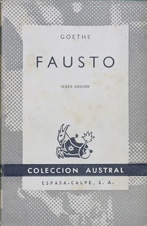 Seller image for Fausto for sale by Librería Alonso Quijano