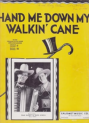 Hand Me Down My Walkin' Cane