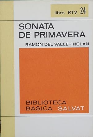 Imagen del vendedor de Sonata de primavera a la venta por Librería Alonso Quijano
