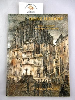 Heinz Hindorf Disegni e acquerelli, Olevano 1936 - 1937