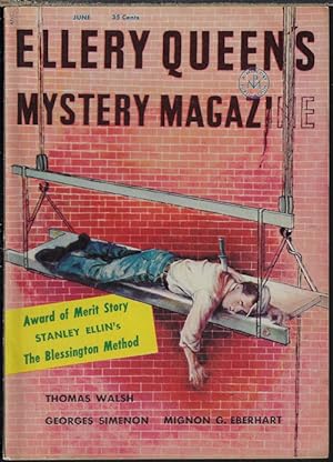Seller image for ELLERY QUEEN'S Mystery Magazine: June 1956 for sale by Books from the Crypt