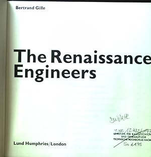 Imagen del vendedor de The Renaissance Engineers; a la venta por books4less (Versandantiquariat Petra Gros GmbH & Co. KG)