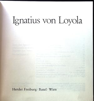 Bild des Verkufers fr Ignatius von Loyola. zum Verkauf von books4less (Versandantiquariat Petra Gros GmbH & Co. KG)