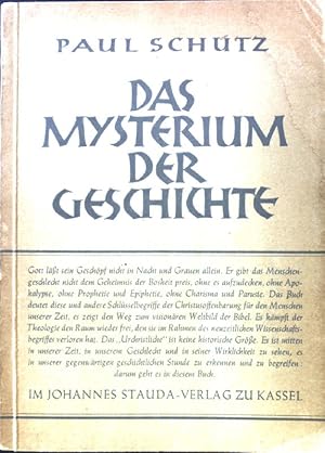 Immagine del venditore per Das Mysterium der Geschichte: Eine Meditation der Christusapokalypse venduto da books4less (Versandantiquariat Petra Gros GmbH & Co. KG)