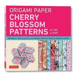 Bild des Verkufers fr Cherry Blossoms Patterns Origami Paper : Perfect for Small Projects or the Beginning Folder zum Verkauf von GreatBookPrices