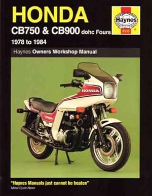 Imagen del vendedor de Honda Owners Workshop Manual : Cb750 and Cb900 Dohc Fours 1978 to 1984 a la venta por GreatBookPricesUK