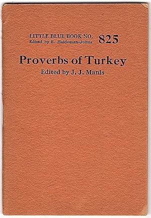 PROVERBS OF TURKEY (LITTLE BLUE BOOK, NO. 825)