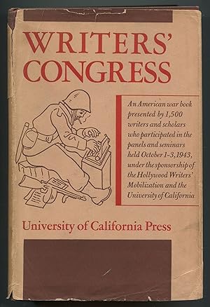 Bild des Verkufers fr Writers' Congress: Proceedings of the Conference held in October 1943 under the sponsorship of the Hollywood Writers' Mobilization and the University of California zum Verkauf von Between the Covers-Rare Books, Inc. ABAA