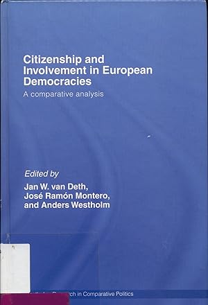 Bild des Verkufers fr Citizenship and Involvement in European Democracies A Comparative Analysis zum Verkauf von avelibro OHG