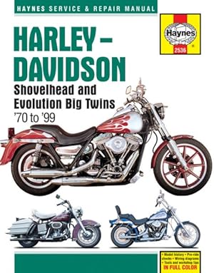 Immagine del venditore per Haynes Harley-Davidson Shovelhead and Evolution Big Twins '70 to '99 Service and Repair Manual venduto da GreatBookPricesUK