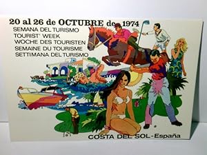 Costa del Sol. Espana. 20 al 26 de Octubre de 1974. Semana del Turismo. Woche des Touristen. Alte...