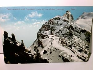 Tabarettawände und Payerhütte am Ortler. Südtirol. Italien. Alte Ansichtskarte farbig, ungel. 191...