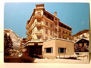 Engelberg. Hotel Central. Schweiz. Ansichtskarte / Postkarte ungel. datiert 1981. Gebäudeansicht ...