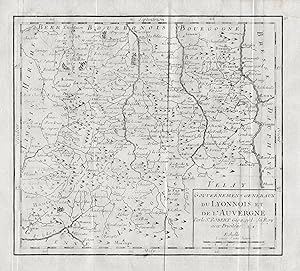 Image du vendeur pour Gouvernemens Generaux du Lyonnois et de l'Auvergne." - Lyonnais Auvergne Lyon mis en vente par Antiquariat Steffen Vlkel GmbH