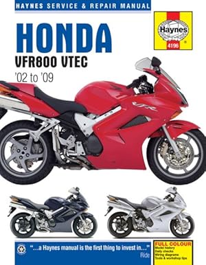 Seller image for Haynes Honda VFR800 VTEC '02 to '09 Service and Repair Manual for sale by GreatBookPrices