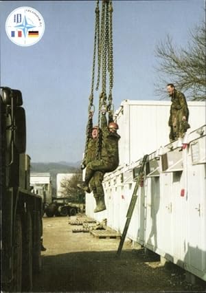 Ansichtskarte / Postkarte Deutsche Bundeswehr, Nicht hängen lassen, SFOR, GECONSFOR (L)