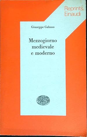 Bild des Verkufers fr Mezzogiorno medievale e moderno zum Verkauf von Librodifaccia